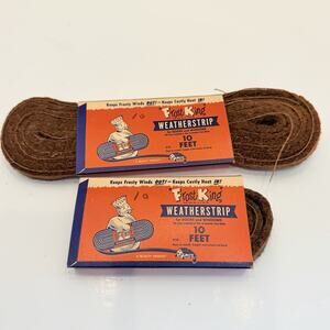 Vintage General Store Hardware Frost King Weather Stripping Advertisement